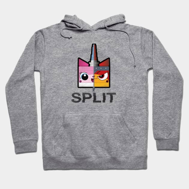 Lego Movie 2 - Unikitty and Ultrakatty Split Personality Hoodie by geekers25